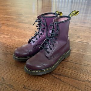 Purple Dr. Martens Boots